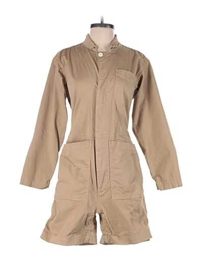 Pre-owned Alex Mill Romper In Brown