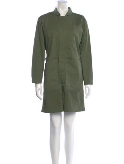 Pre-owned Alex Mill Romper In Green
