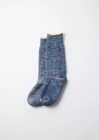 Alex Mill Rototo Double Face Crew Socks In Blue