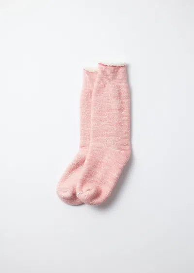 Alex Mill Rototo Double Face Crew Socks In Pink