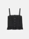 Alex Mill Ruby Cami In Cotton In Black