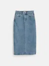 Alex Mill Ruby Denim Skirt In Denim In Akita Wash