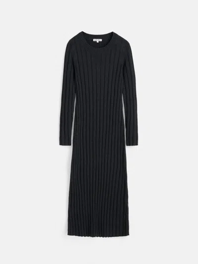 Alex Mill Sadie Sweater Dress In Cotton Cashmere In Charcoal