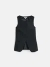 Alex Mill Sammy Vest In Wool Blend In Black