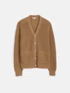 Alex Mill Samuel Cardigan In Wool In Camel
