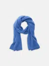 Alex Mill Scarf In Brushed Cashmere In Blue
