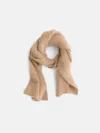 Alex Mill Scarf In Brushed Cashmere In Brown