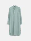 Alex Mill Schostal X  Nightshirt In Green Stripe