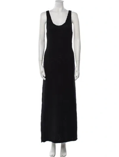 Pre-owned Alex Mill Scoop Neck Long Dress W/ Tags In Black