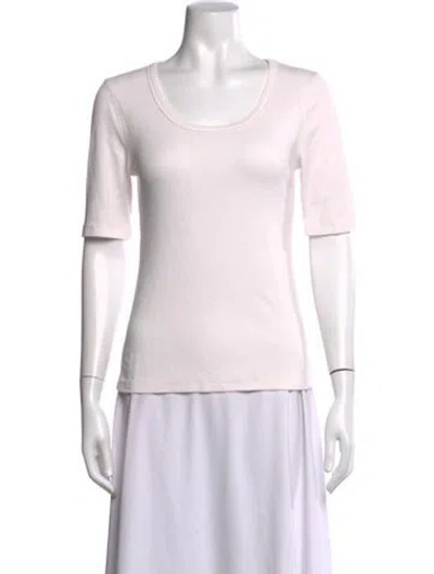 Pre-owned Alex Mill Scoop Neck Short Sleeve T-shirt In Pink