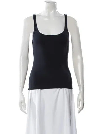Pre-owned Alex Mill Scoop Neck Sleeveless Top In Blue