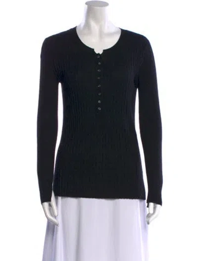 Pre-owned Alex Mill Scoop Neck Sweater In Black