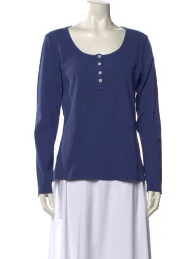 Pre-owned Alex Mill Scoop Neck Sweater In Blue