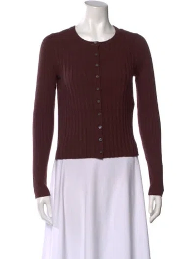 Pre-owned Alex Mill Scoop Neck Sweater In Burgundy