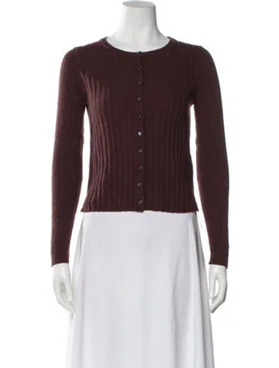 Pre-owned Alex Mill Scoop Neck Sweater In Burgundy