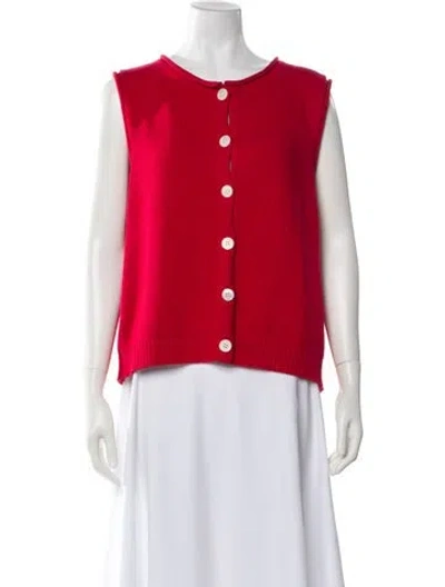 Pre-owned Alex Mill Scoop Neck Sweater In Red