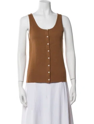 Pre-owned Alex Mill Scoop Neck Sweater W/ Tags In Brown
