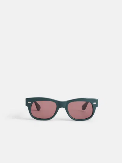 Alex Mill Selima Aaron Sunglasses In Green