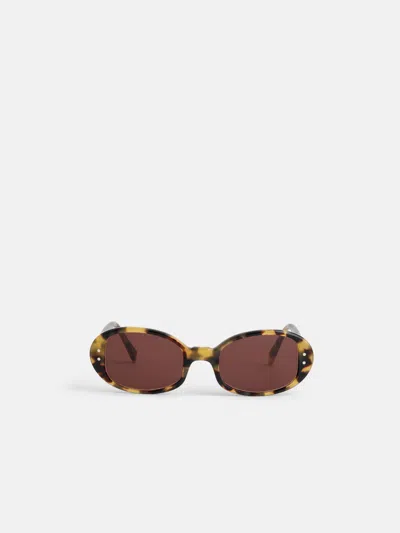 Alex Mill Selima Carolyn Sunglasses In Brown