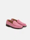Alex Mill Sesa New York Loafer Sister In Suede In Pink