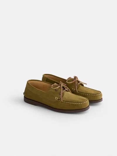 Alex Mill Sesa Tampa Boat Shoe Brother In Olive