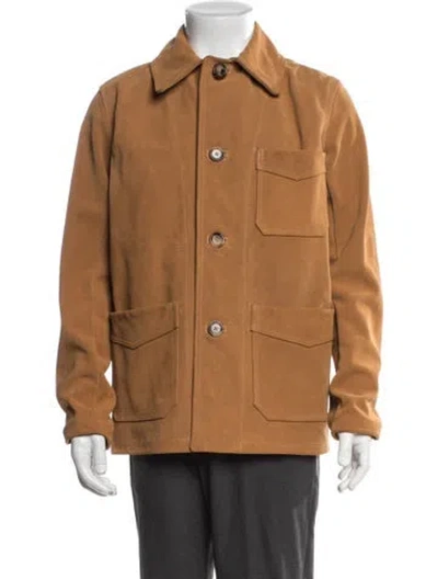 Pre-owned Alex Mill Shearling Jacket In Brown
