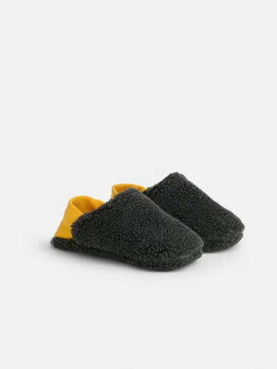 Alex Mill Sherpa House Shoes In Multi