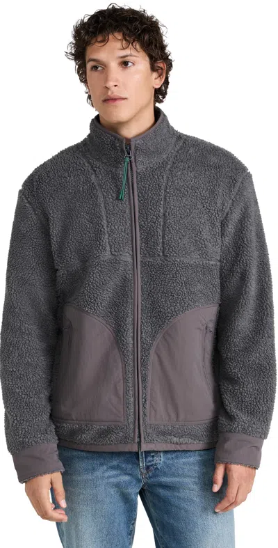 Alex Mill Sherpa Patch Pocket Jacket Charcoal
