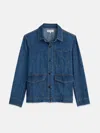 ALEX MILL SHIRT JACKET IN LIGHTWEIGHT DENIM