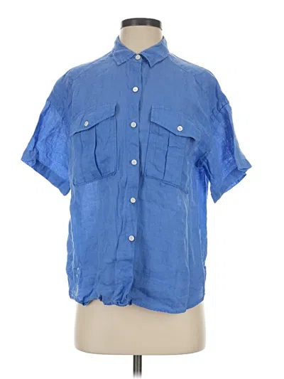 Pre-owned Alex Mill Short Sleeve Button Down Shirt In Blue