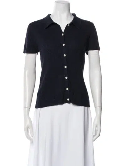 Pre-owned Alex Mill Short Sleeve Polo In Blue
