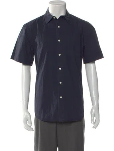 Pre-owned Alex Mill Short Sleeve Shirt In Blue