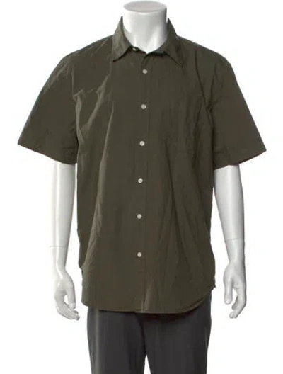 Pre-owned Alex Mill Short Sleeve Shirt In Green
