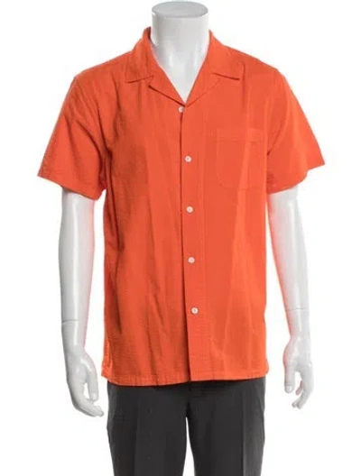 Pre-owned Alex Mill Short Sleeve Shirt In Orange