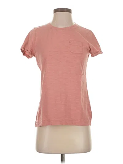 Pre-owned Alex Mill Short Sleeve T-shirt In Pink