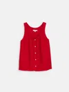 Alex Mill Sidney Cami In Linen Crimson In Red