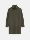 Alex Mill Simone Sweater Dress In Cashmere In Baladi Olive