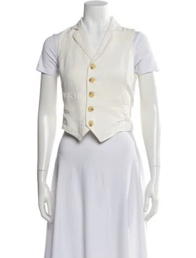 Pre-owned Alex Mill Sleeveless Top In White