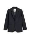 Alex Mill Soho Blazer In Cotton Linen In Black