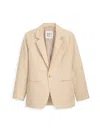 Alex Mill Soho Blazer In Cotton Linen In Tan