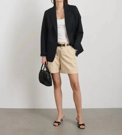 Alex Mill Soho Cotton Linen Blazer In Black