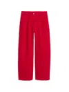 Alex Mill Soho Pant In Cotton Linen In Crimson