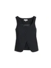 Alex Mill Soho Scoop Vest In Linen Cotton In Black