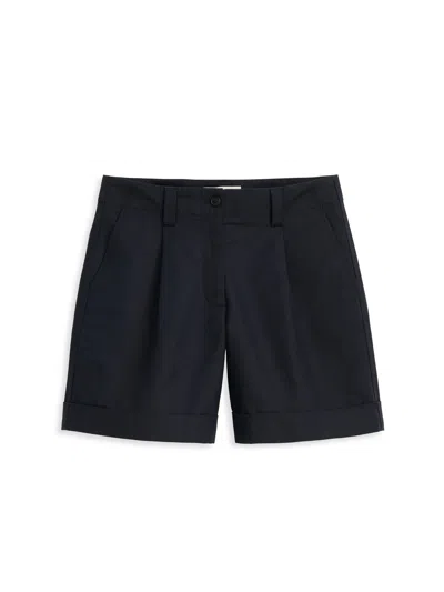 Alex Mill Soho Short In Cotton Linen In Black