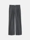Alex Mill Soho Trouser In Wool In Charcoal