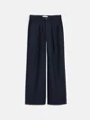 Alex Mill Soho Trouser In Wool In Dark Navy