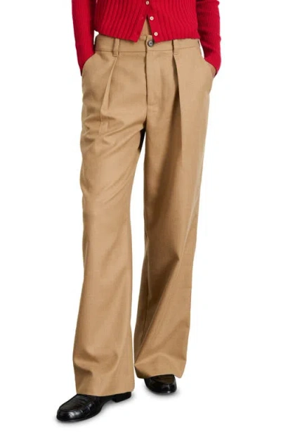 Alex Mill Soho Wide Leg Pants In Camel