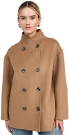 Alex Mill Sophia Coat In Wool In Camel