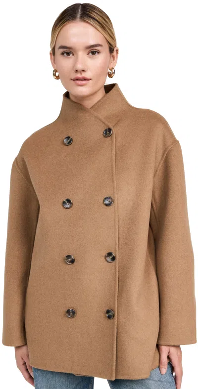 Alex Mill Sophia Coat In Wool In Camel