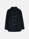 Alex Mill Sophia Coat In Wool In Dark Navy